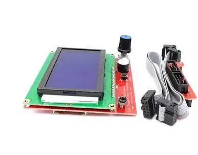 RAMPS 1 4 LCD 12864 3D принтер умный контроллер панель управления синий экран |