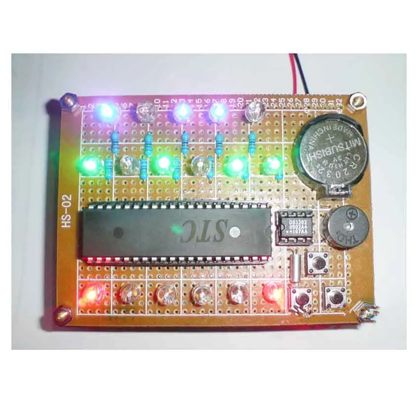 CNIKESIN креативный DIY 51 Singlechip комплект электронного дизайна: красочные бинарные