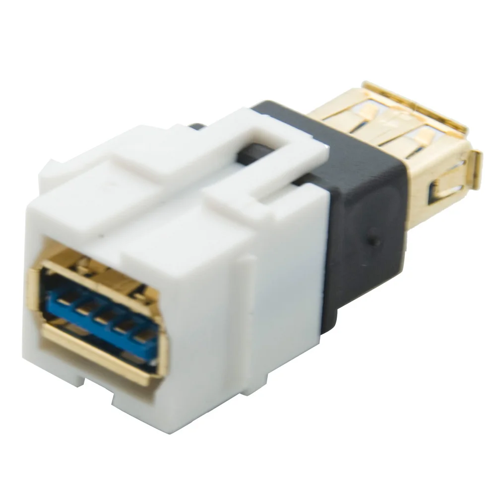 Keystone USB 2,0 3,0 разъем белый черный цвет