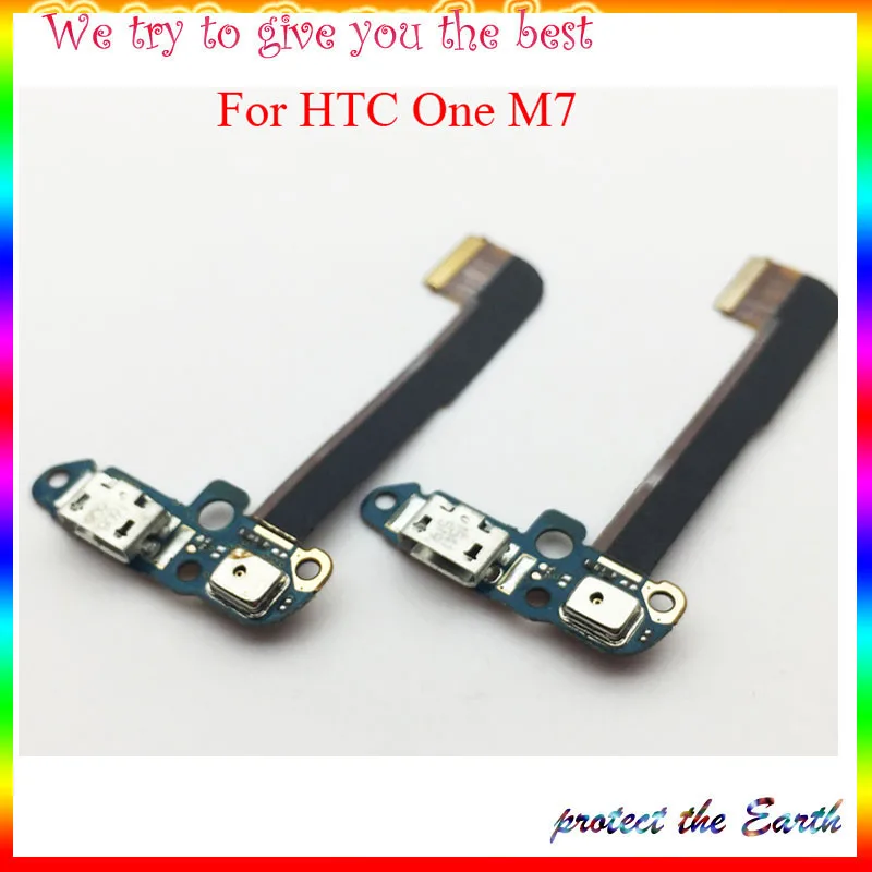 USB зарядный док-коннектор, зарядный порт Flex для htc One Dual Sim 802t 802d 802 w/One M7 замена кабеля micro usb