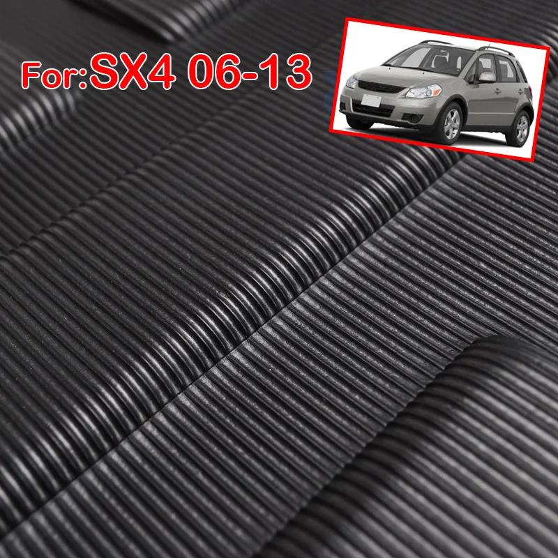 Подходит для SUZUKI SX4 2006 2013 хэтчбек подкладка ботинок задний коврик багажника