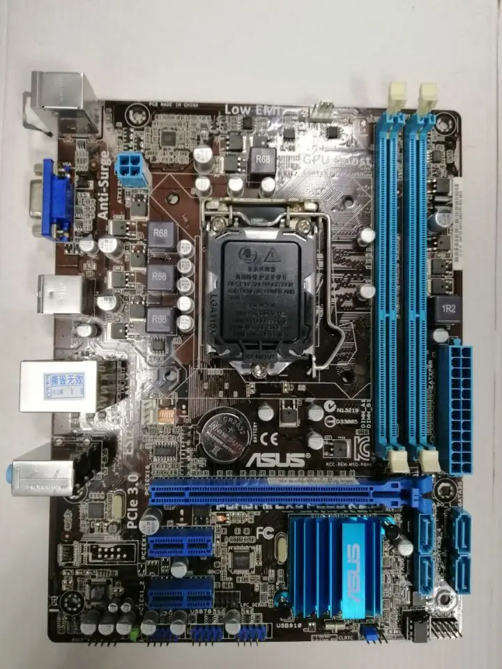 Оригинальная настольная материнская плата для ASUS P8H61-M LX3 PLUS R2.0 DDR3 LGA 1155 USB2.0 16GB H61 настольная материнская плата