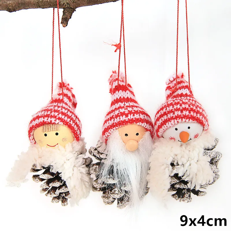 3 шт. рождественские креативные куклы для пожилых людей елочные украшения белая
