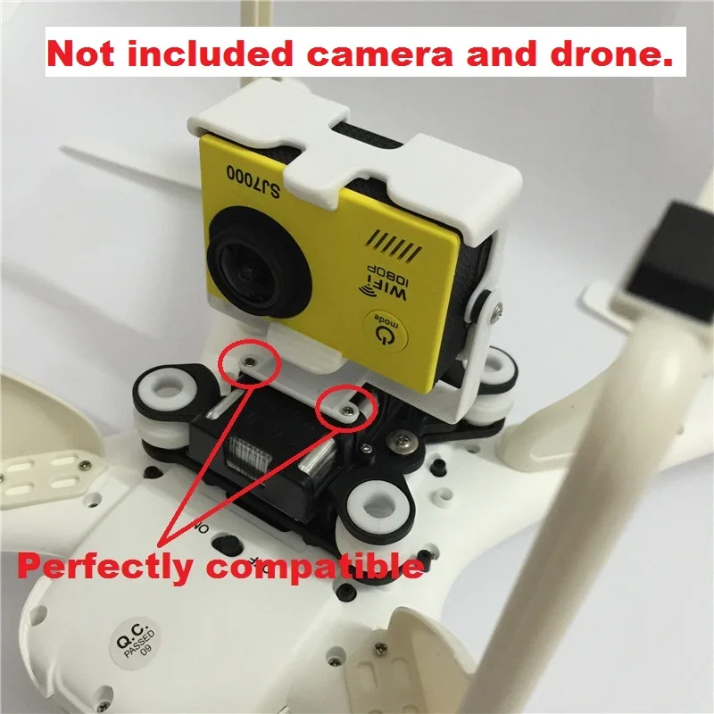 MJX X101 держатель камеры рамка совместима с SJCAM GoPro XIAOYI EKEN экшн камерой RC Дрон Gimble