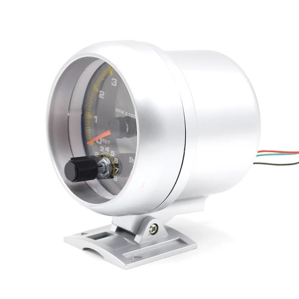 Тахометр гоночный из углеродного волокна BX100145 3 75 дюйма 0 8000 об/мин|car meter|cars carscar rpm |