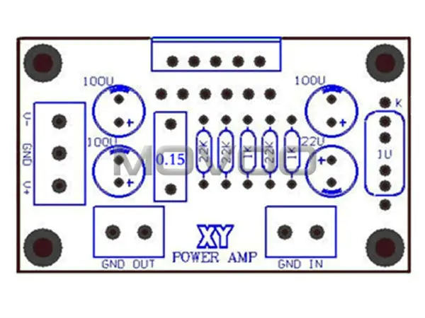 Lm3886tf небольшой моно аудио звук усилитель цифровой постоянного тока 20 28 В 60 Вт #