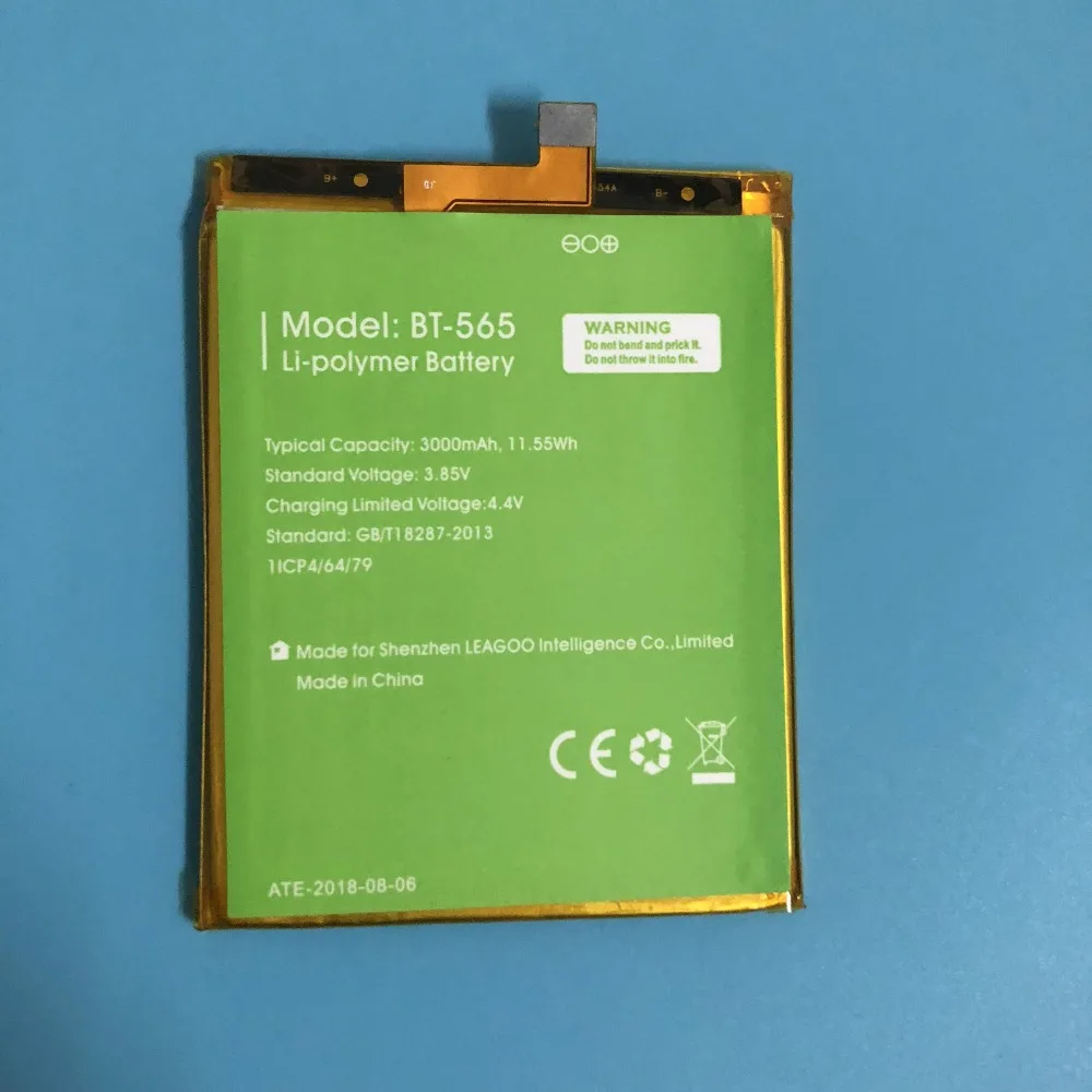 BT 565 батарея для Leagoo KIICAA Mix Phone 3000mAh Высокая емкость 3 85 V Высокое качество сменные
