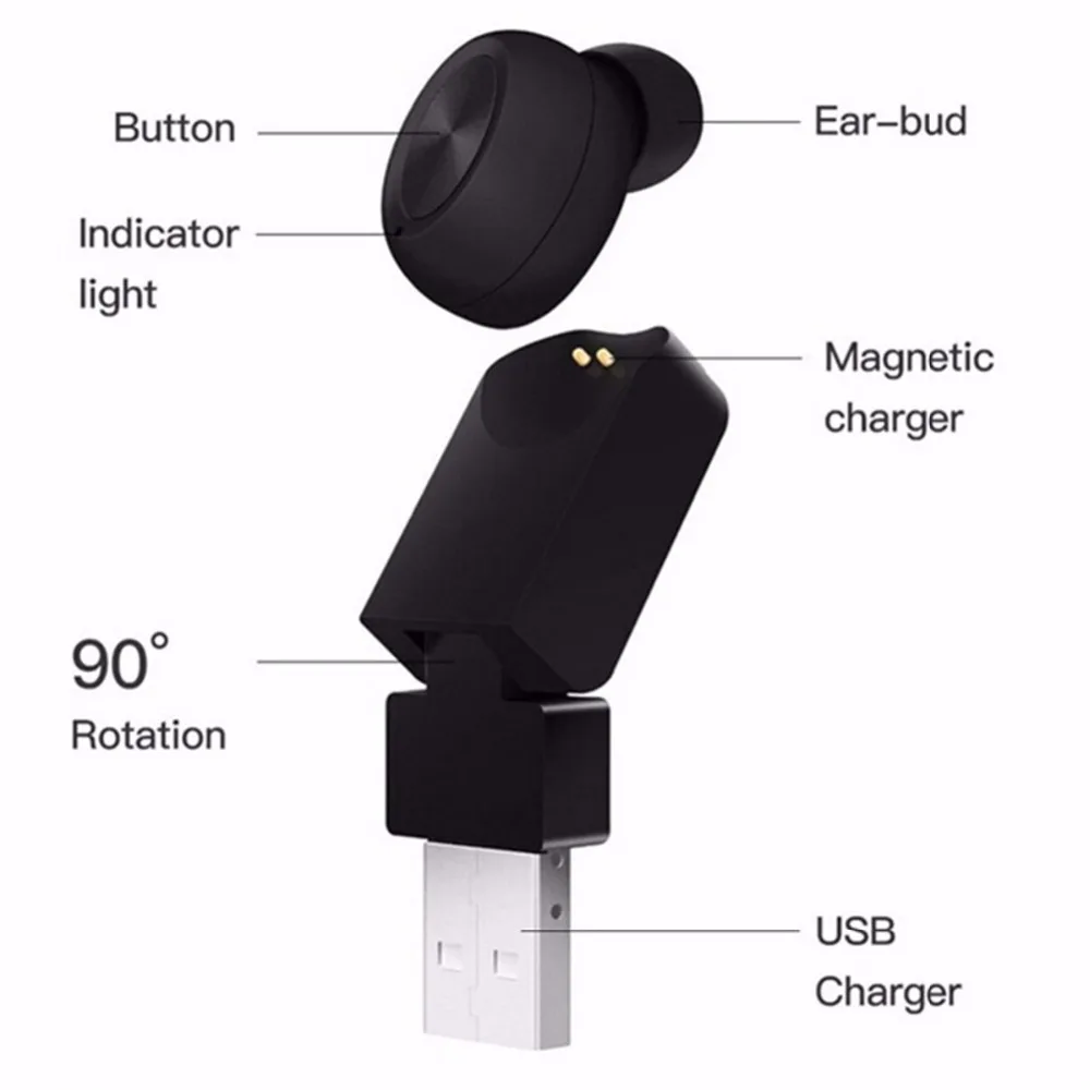 CHICLITS X17 Bluetooth наушники мини беспроводные стерео спортивные вкладыши USB Магнитный