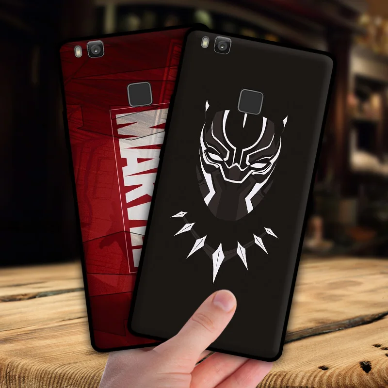 mosirui for Huawei G9 lite/P9 lite case Marvel hero Deadpool Spiderman Black Panther Hulk Silicone soft shell black Matte Case |