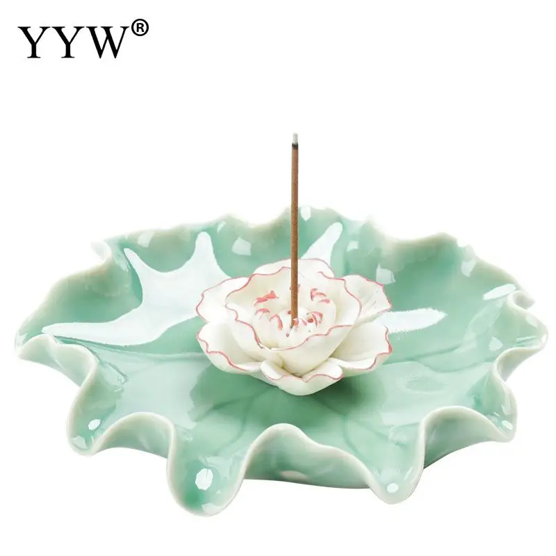 

Exquisite Lotus Seat Incense Stick Burner Incense Sticks Holder Censer Aroma Burner Oud Incenso Aromatherapy Home Decor Gift
