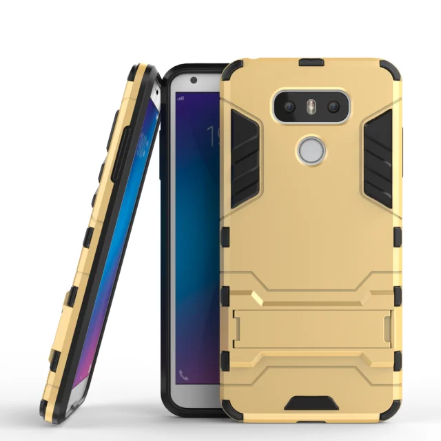 Hybrid Dual Heavy Duty Жесткий Железный Человек Щит 3D Броня Case Для Lg g6 G 6 крышка капа funda coquille