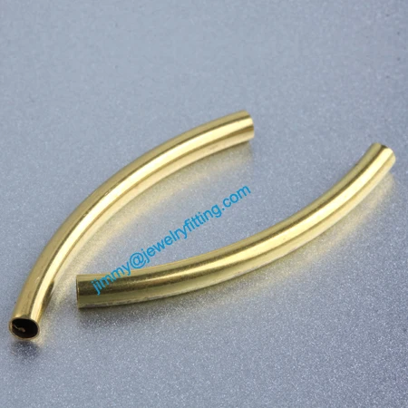 Ювелирная фурнитура необработанные латунные матовые разделительные трубки