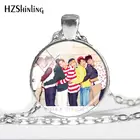 Ожерелье MONSTA X, Корейская музыкальная группа KPOP, кулон, круглые ювелирные изделия ручной работы, стеклянный купол, фото, ожерелья HZ1, 2018