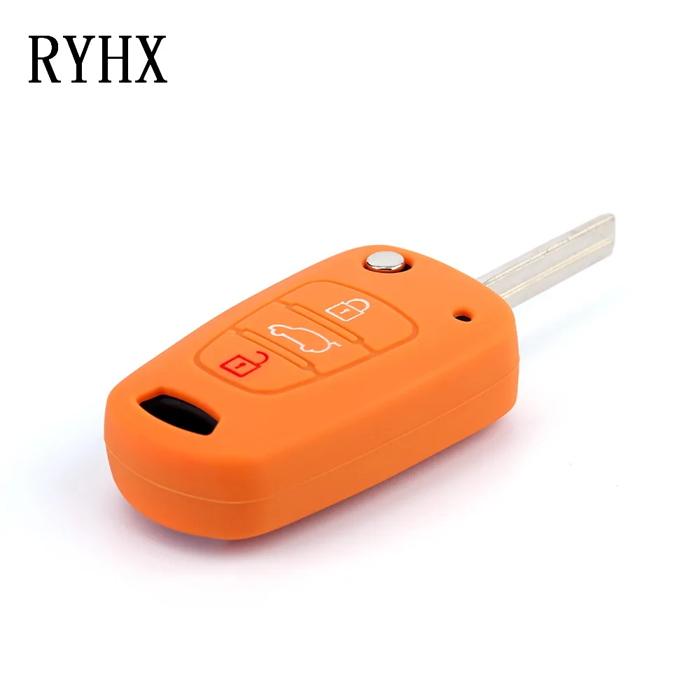 Стайлинга автомобилей Авто силиконизированное волокно ключ чехол для i30 i25 Accent