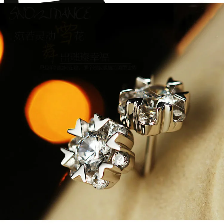 Женские серьги в Корейском стиле изящные для танцев и снега подарочные украшения