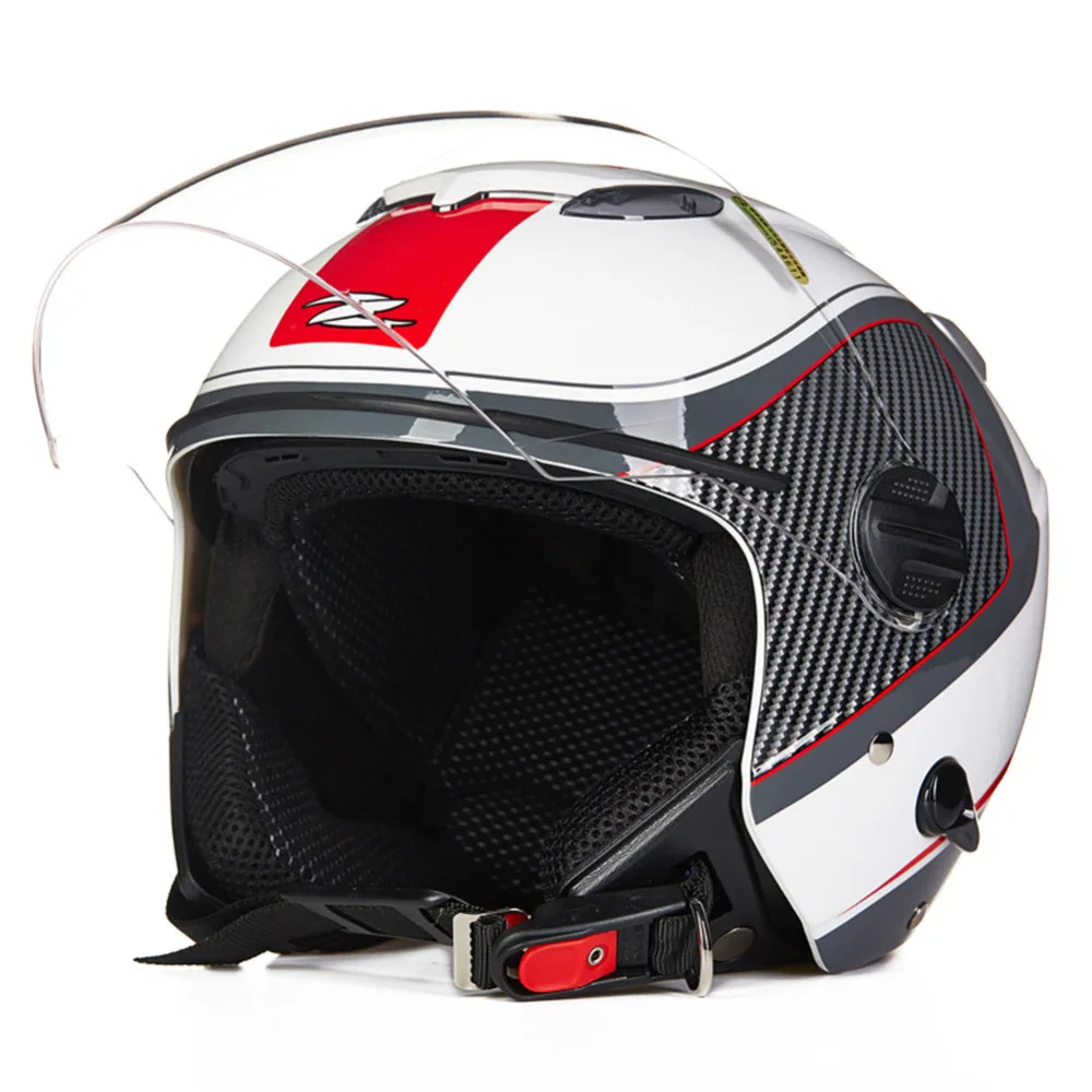 Высокое качество мотоциклетный шлем Двойные Козырьки с открытым лицом Capacete Da