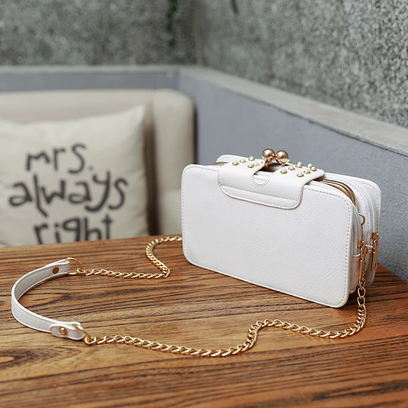 Women Pu Leather Purses and Handbags Ladies Hand Bags Floral Embroidery Doctor Bag Chain Shoulder Messenger Crossbody Bolsa | Багаж и
