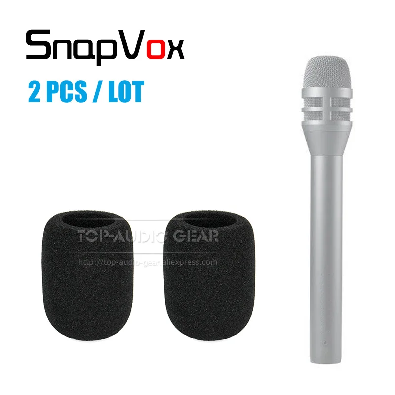 2 шт./лот губка для ветрового микрофона ветрозащитная динамическая Крышка Пена