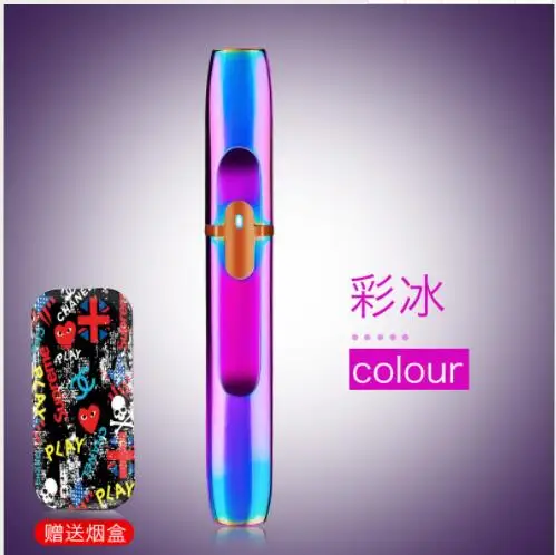 USB зажигалка с электрической зарядкой бесшумная вольфрамовая тонкая модель