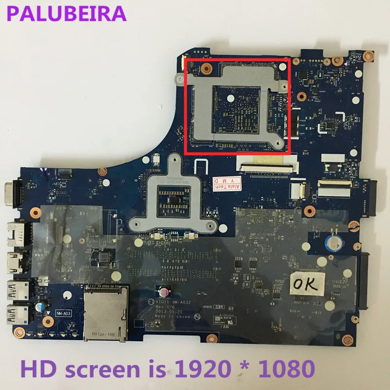 Палуба HD экран 1920*1080 REV:1.0 материнская плата ноутбука Y510P для Lenovo NM-A032 GT750 Тест на.