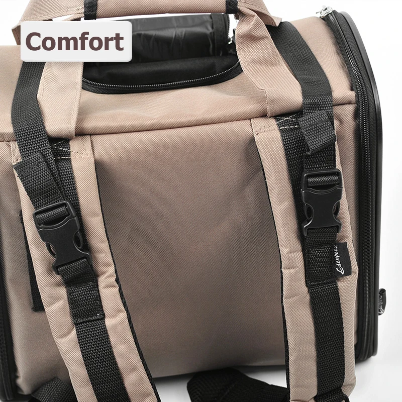 

Comfort Outdoor Dog Backpack Carrier Travel Pet Little Small Animal Carrying Bag Car Seat Portable Cover Mat Kennel Transport