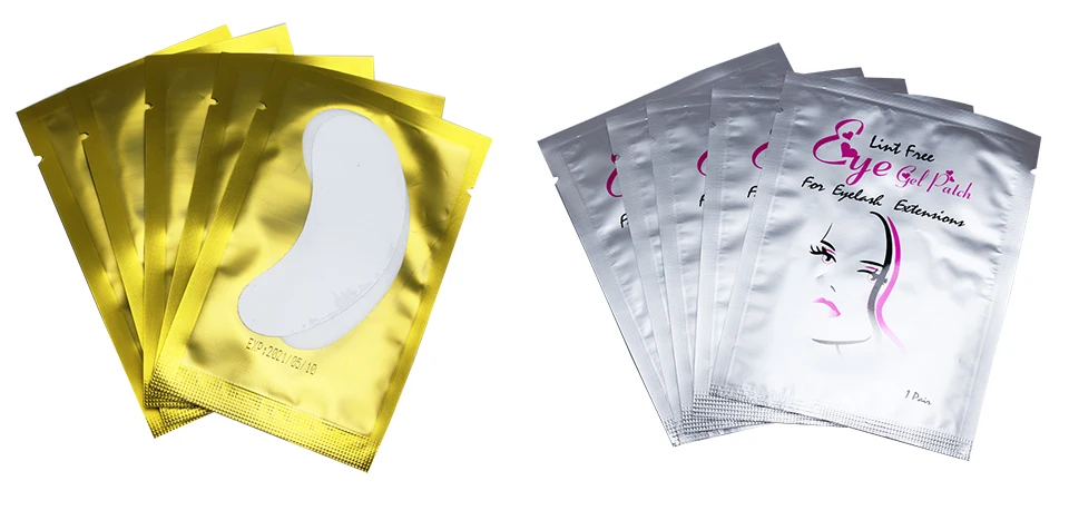 Eyepads 50/100/200 пар бумажные патчи для ресниц накладки под глаза ресницы, глаза патчи Безворсовая Ткань Для женщин Eyepads наращивание ресниц инструменты