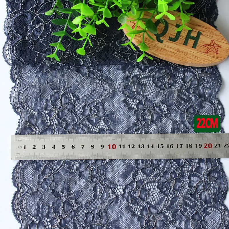 1 ярд 21 см широкое синее украшение для волос ручной работы эластичное