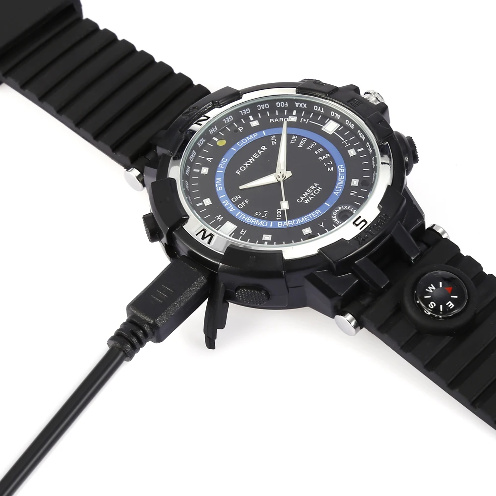 Оригинальный Foxwear FOX8 ночное видение встроенный компас Smartwatch 16 Гб ram фонарик WiFi