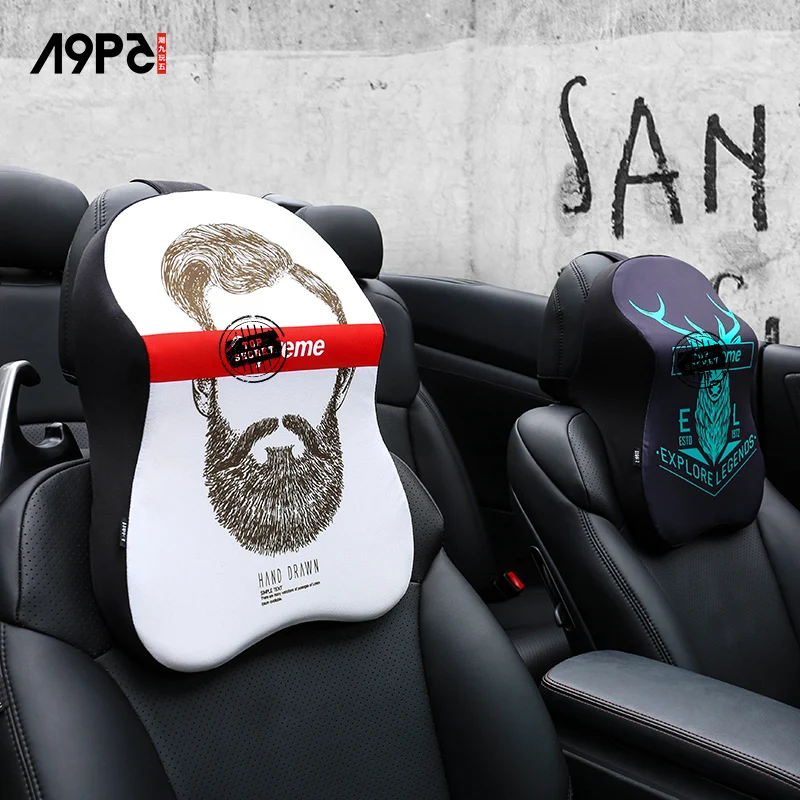Подголовник автомобиля подушка для шеи памяти хлопковая Автомобильная