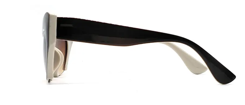 Кошачий глаз, солнцезащитные очки для женщин, фирменный дизайн, Oculos de Sol, Ретро стиль, солнцезащитные очки,, анти уф400, коричневые, градиентные линзы, модные, черные