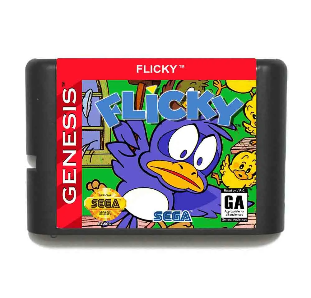 

Flicky 16 bit MD Game Card For Sega Mega Drive For Genesis