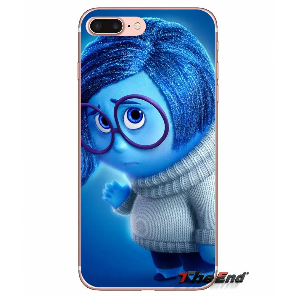 Радость и печаль наизнанку чехлы с героями мультфильмов для iPhone X 4 4S 5 5S 5C SE 6 6S 7 8 Plus