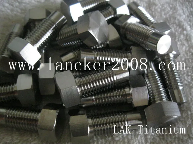 Болт с шестигранной головкой из титана M10 * 1 25*22 5 Gr5 хвостовиком 8 35 для двигателя |