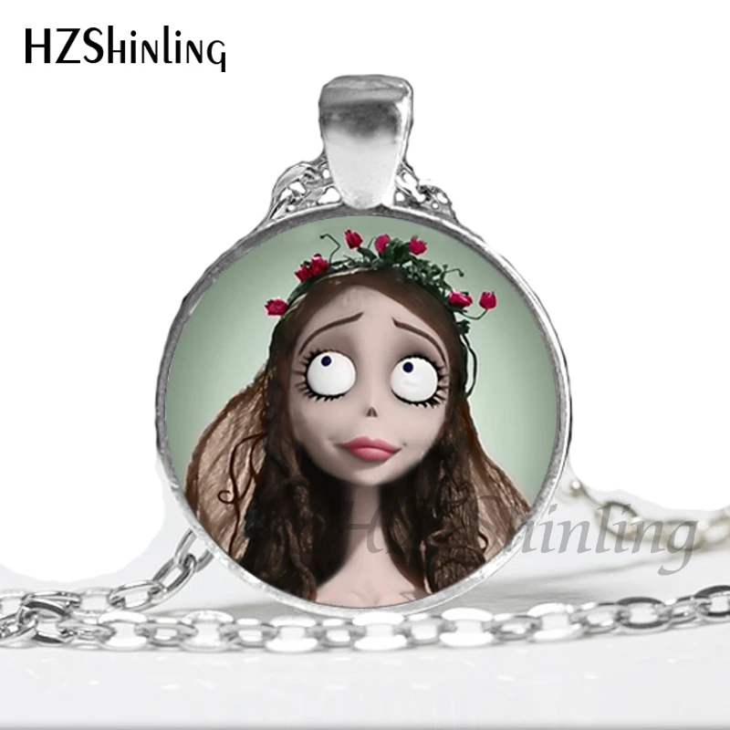 NS-00779, классическое ювелирное изделие, Тима Бертона, Труп невесты, Emily, ожерелье с кулоном, стеклянный кабошон, ожерелье, ювелирное изделие для женщин, HZ1