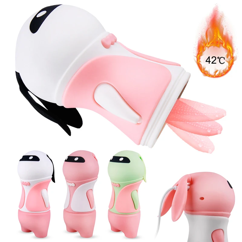 12 Частотный нагревающий язык вибратор секс для сосков Стимуляция клитора