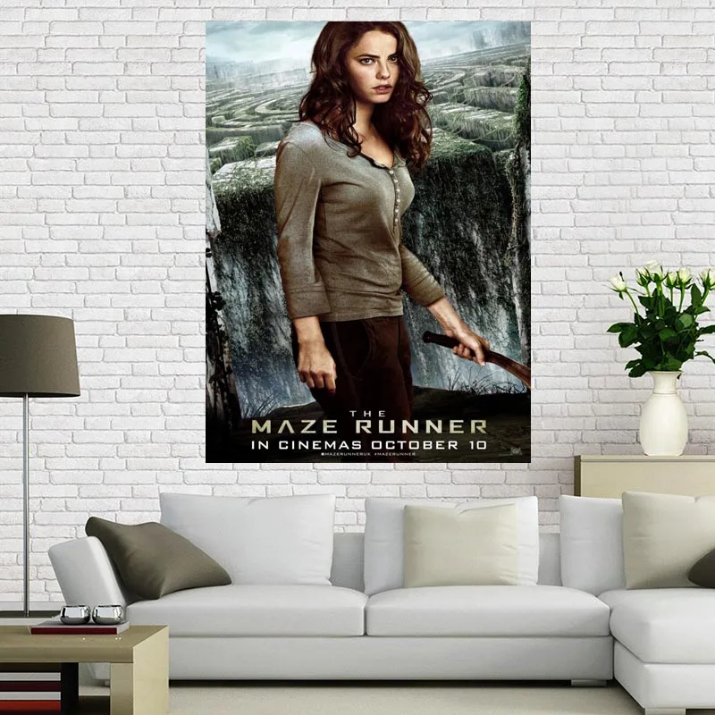 Новое поступление на заказ лабиринт бегун холст постер для домашнего декора