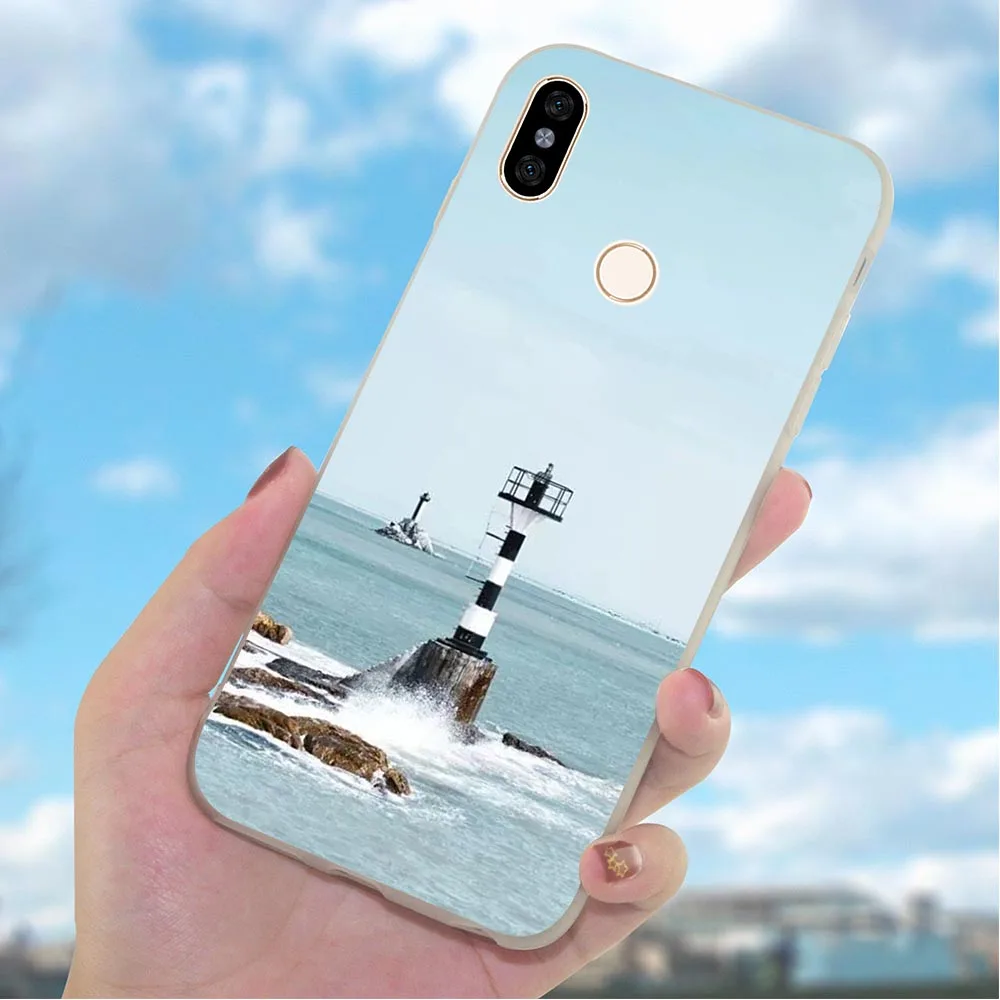 Мягкий ударопрочный чехол из ТПУ для телефона Redmi Note 5 Pro Ocean Sea 4X A2 A1 4A Plus 5A Prime 6A 7 6