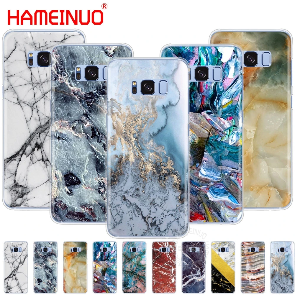 HAMEINUO Чехол для мобильного телефона с мраморным рисунком Samsung Galaxy S9 S7 edge PLUS S8 S6 S5 S4 S3