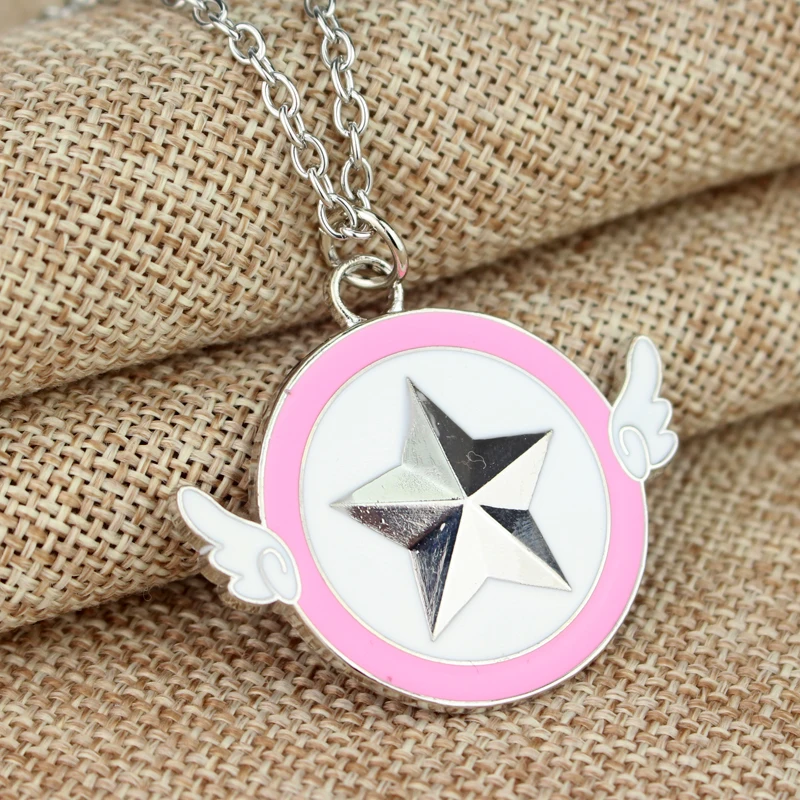 Sailor Moon Metal Necklaces &amp Pendants Anime Cartoon Sweet JEWELRY Star Angel Enamel Necklace Cosplay Accessory | Украшения и
