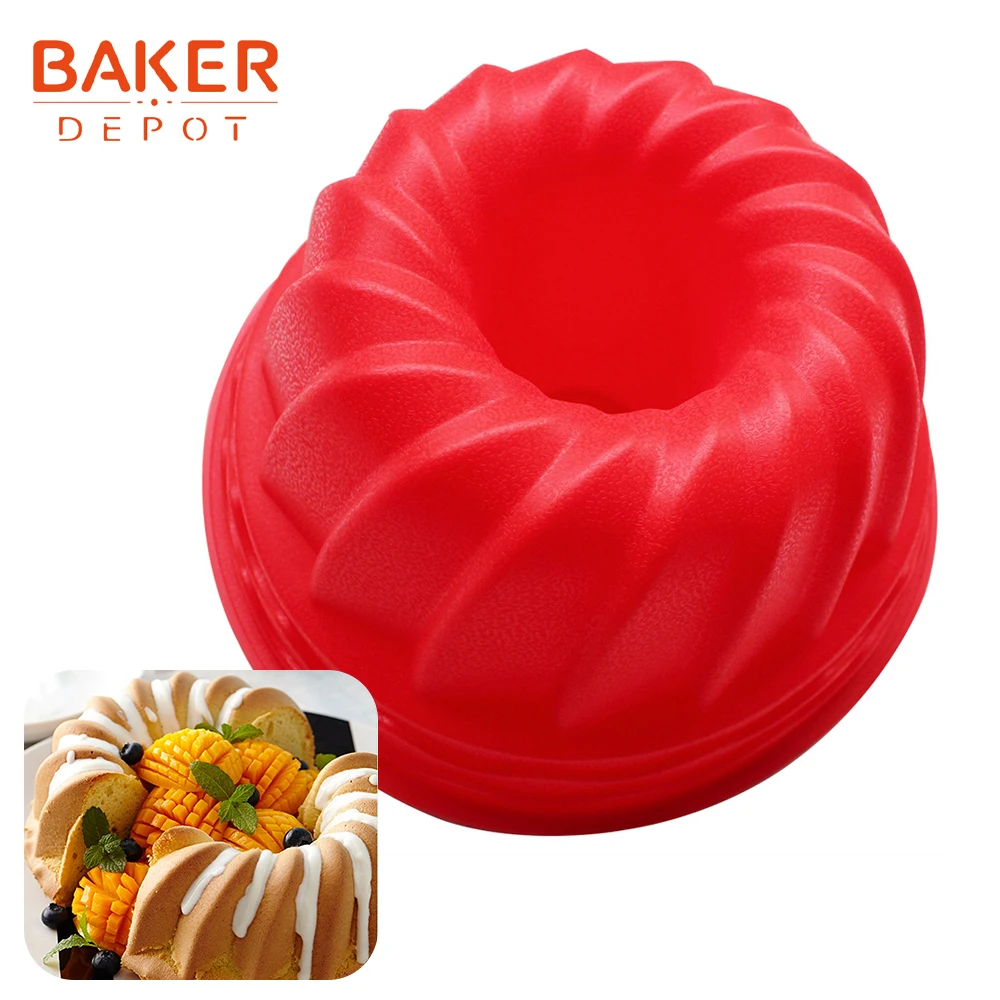 BAKER DEPOT, силиконовая форма для тортов, в форме цветка, в форме короны, кондитерские инструменты для выпечки, 3D, для хлеба, в форме большого торта, форма для пиццы, сделай сам, на день рождения, свадьбу