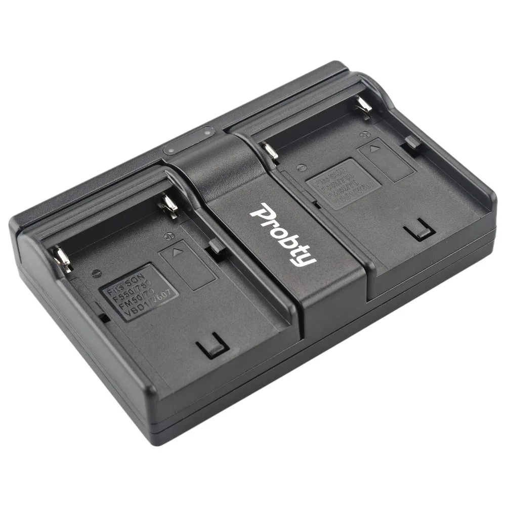 2 шт. NP-F770 NP F770 NP-F750 F750 батарея + двойное зарядное устройство для Sony CCD-RV100 RV200 SC5 SC6 TRV66