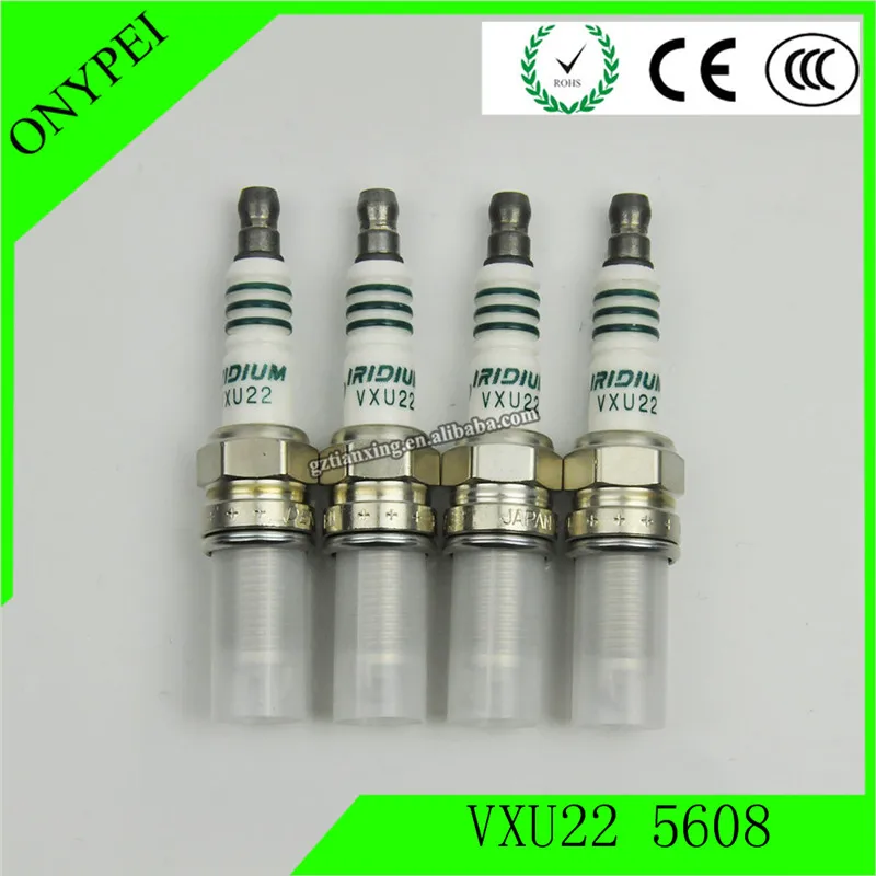 4 шт. VXU22 5608 Иридий платина свечи зажигания для A3 Q3 TT Junjie Cross FRV FSV Beidouxing1.0/1 2 Polo Golf7