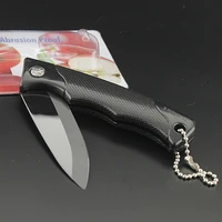 11 11 special offer skj black nano ceramic kitchen folding mirror light pocket knife mini portable paring fruit knife for gift