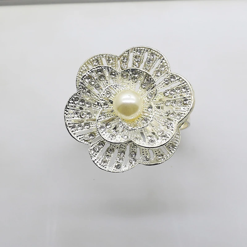 Кольцо для салфеток ZMASEY металлическое со стразами 2 шт./лот украшение