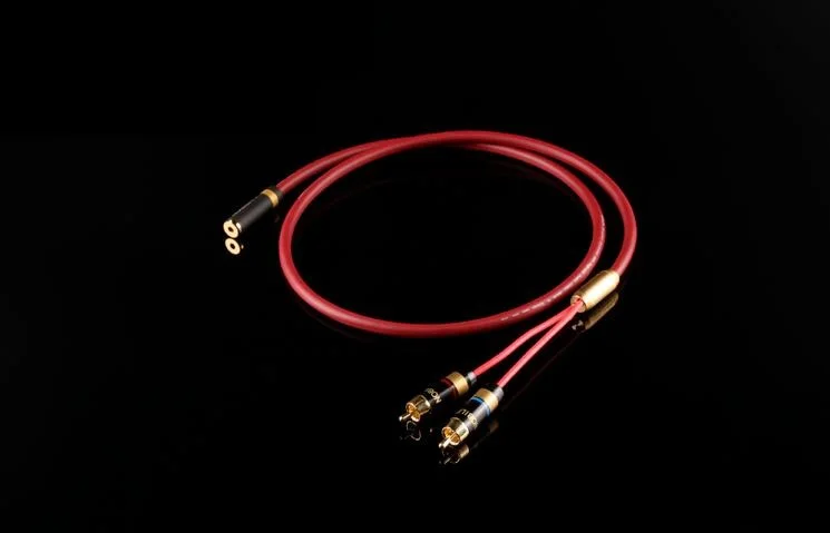 

XIANZUN H-180DF 6N бескислородная медь 3,5 мм Женский Поворотный 2RCA аудио кабель