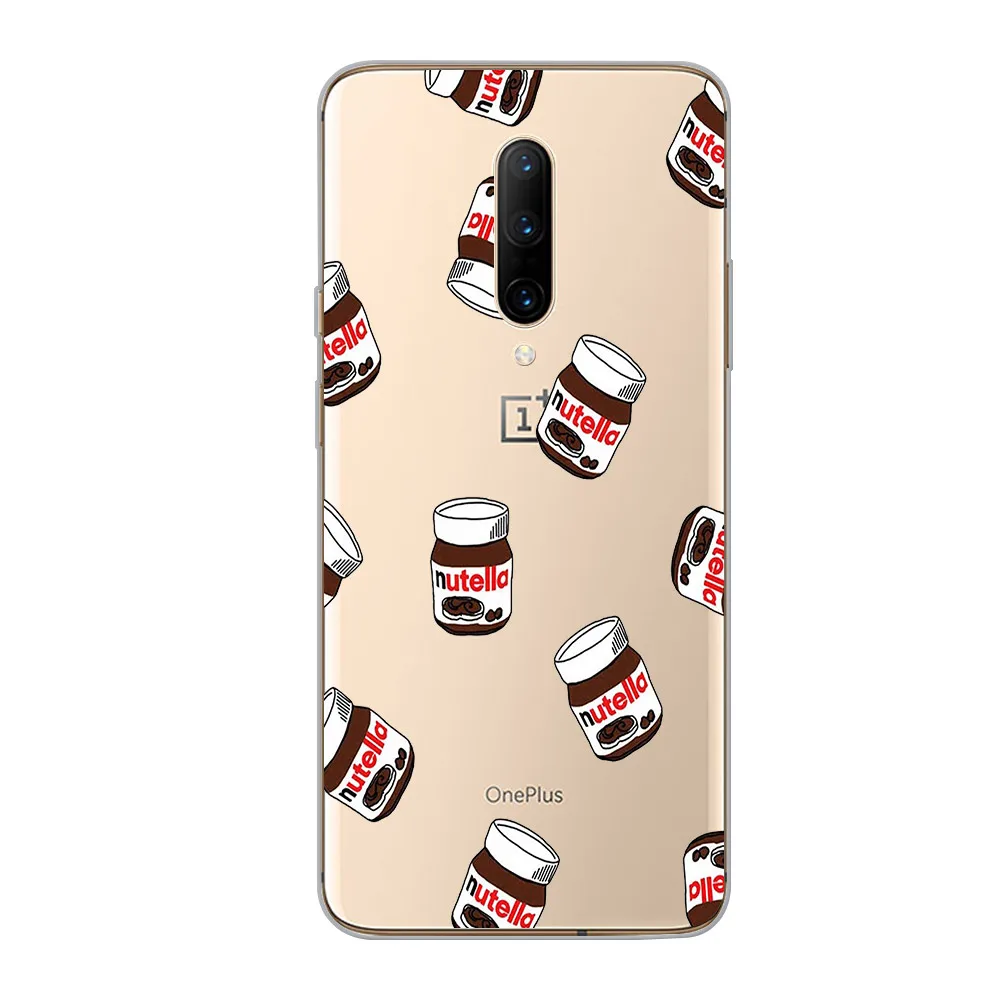 ciciber Cartoon funny food pizza Cover For Oneplus 7 Pro Phone Cases for 1+7 Fundas Capa Coque Soft TPU Capinha Shell |