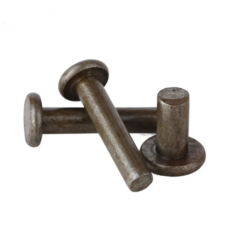 30 шт M3 Твердые заклепки плоские потайные натуральные железа 4 мм длина|Заклепки| |