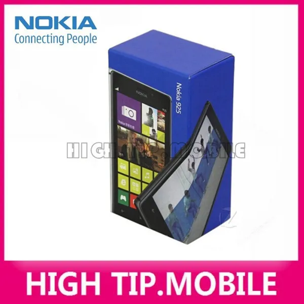 Разблокированный мобильный телефон Nokia Lumia 925 сенсорный экран Windows 4,5 дюймов 8.7MP wifi gps 16 Гб отремонтированный