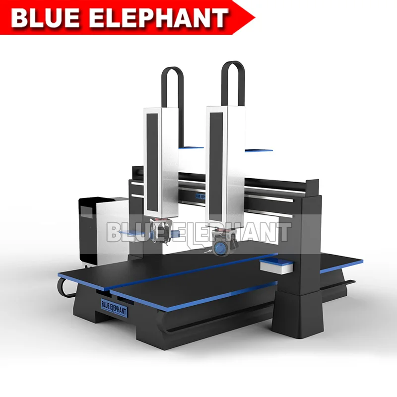 1224 5 осевой фрезерный станок с ЧПУ, 5 осевой Гравировальный фрезерный станок с ЧПУ для дерева, высокий предел Z фрезерный станок с ЧПУ 1224 с поворотом