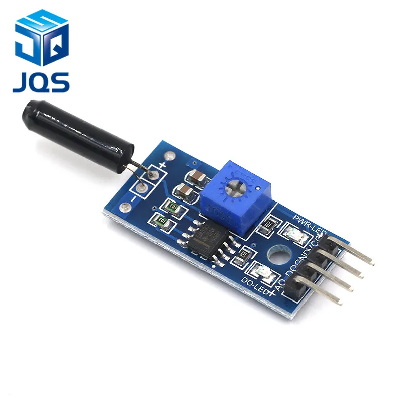 Vibration Sensor 16 шт./лот Raspberry pi 2 3 модуль датчика в упаковке HC-SR04 501 DHT11 DS3231 KY-008 датчик звука дождя почвы для arduino комплект - Цвет: Vibration Sensor